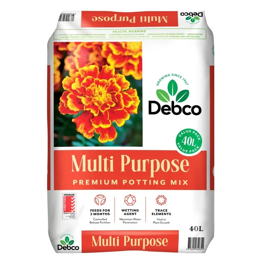 Debco Multi Purpose Premium Potting Mix 40L