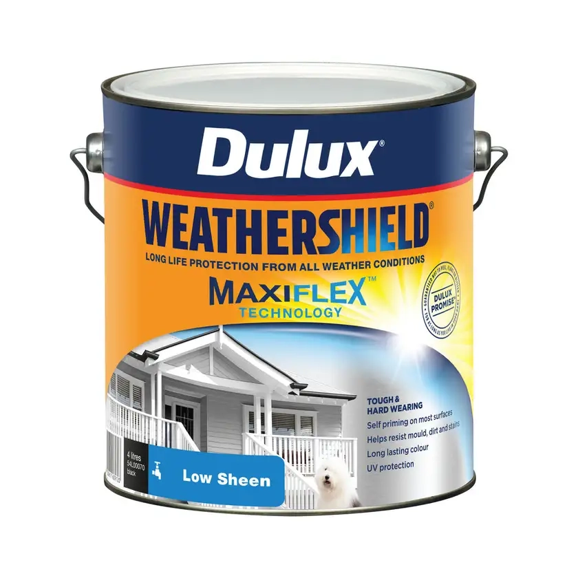 Dulux Weathershield 4L Low Sheen & Matt