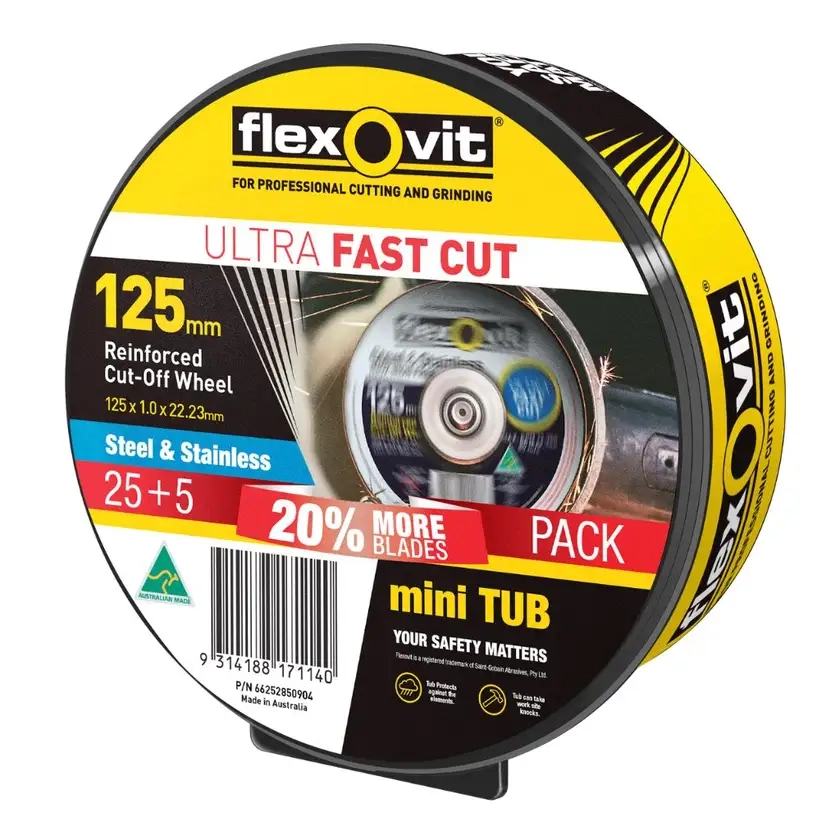 Flexovit Metal Cut-Off Wheels 25+5Pk