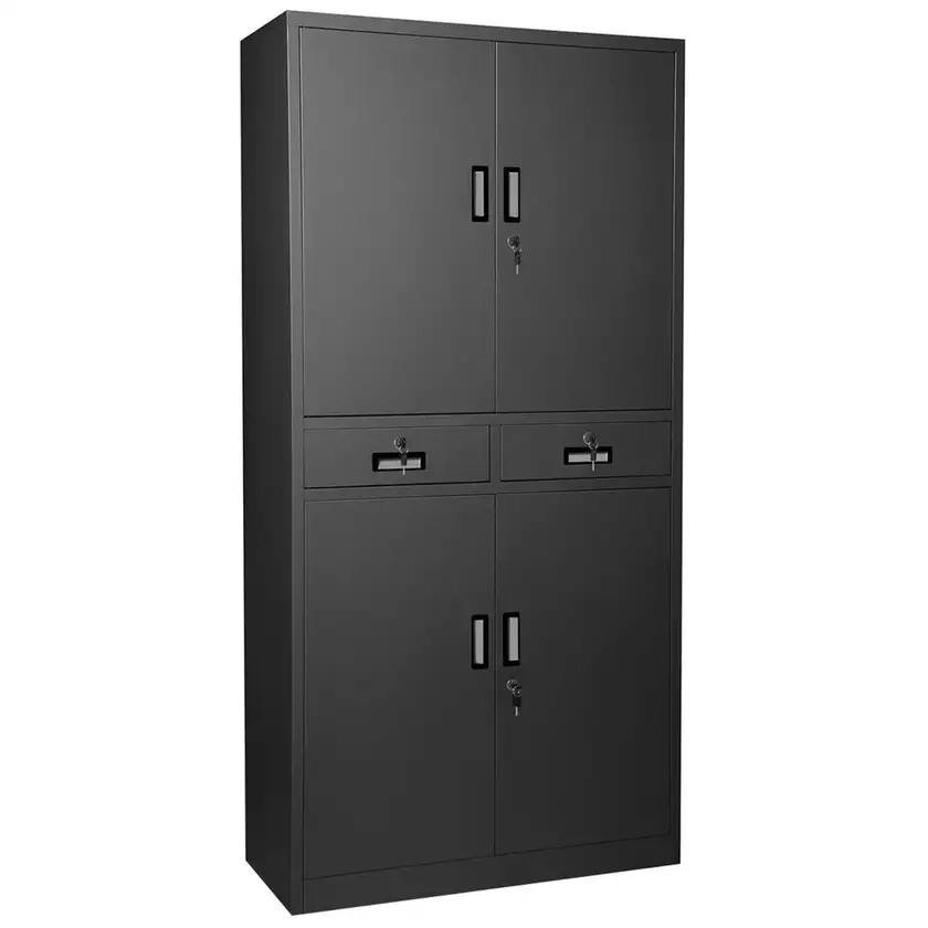 Garage Select™ 4 Door 2 Drawer Cabinet - Powder Coated Steel