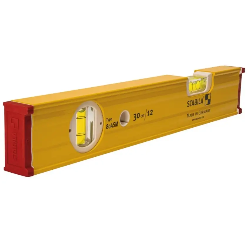 Stabila 300mm 2 Vials Magnetic Box Spirit Level