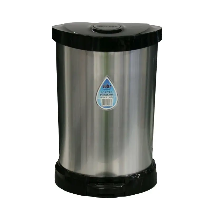 Stainless Steel Finish Pedal Bin