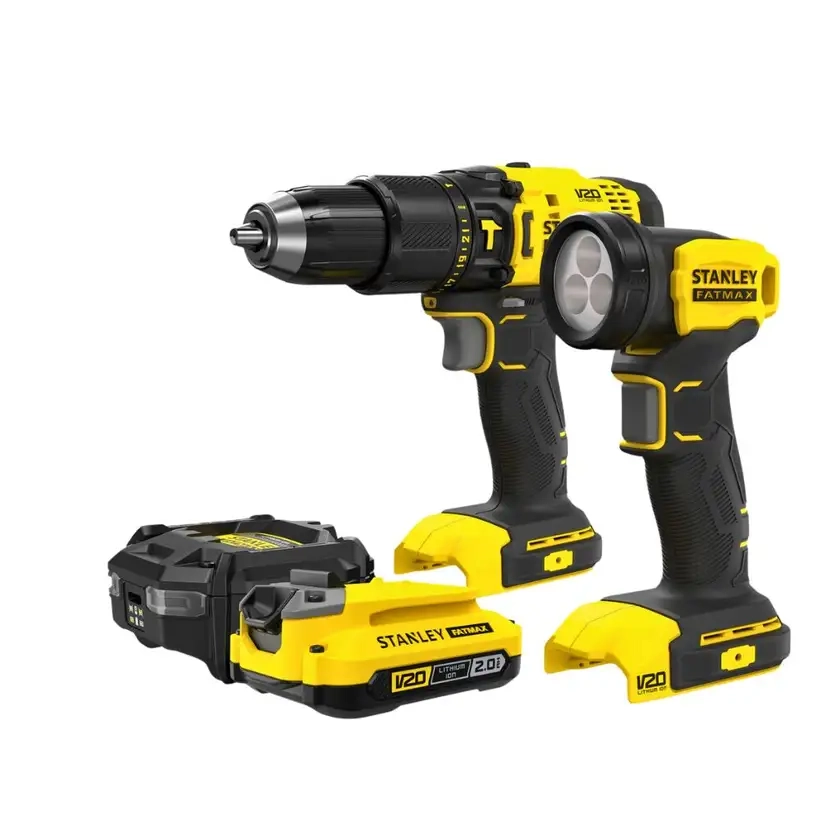 Stanley FatMax V20 18V Drill & Flashlight Combo Kit