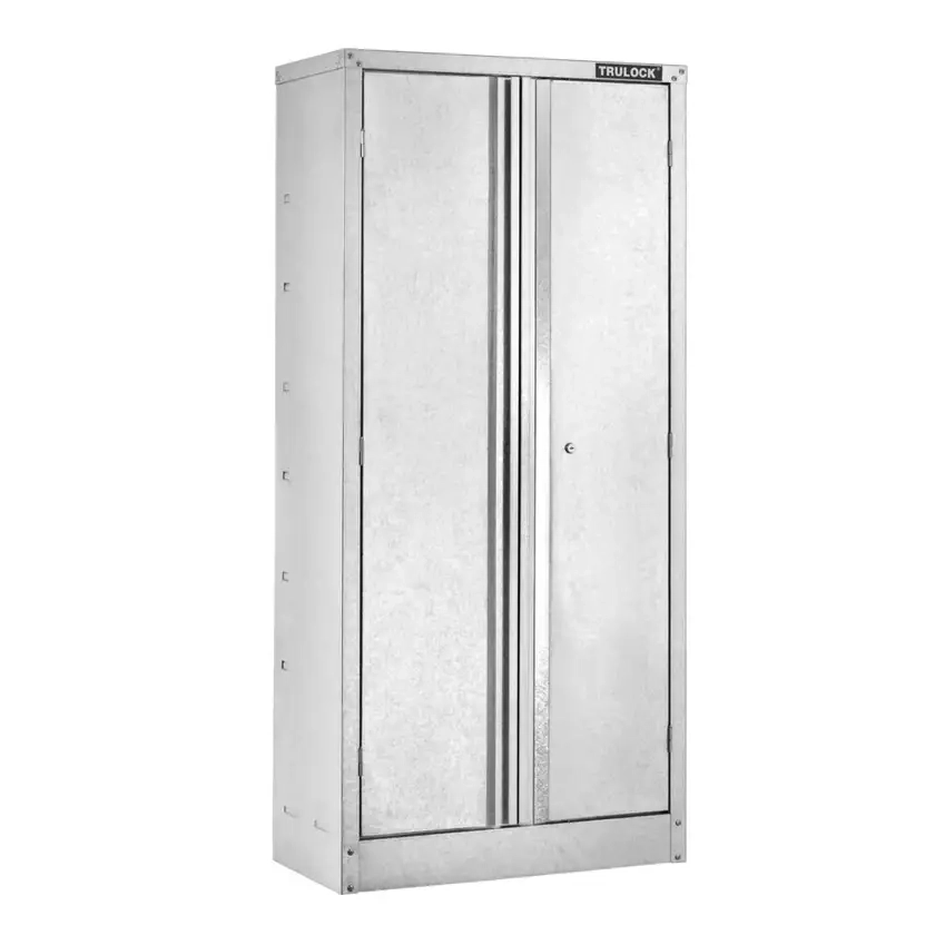 Trulock 2 Door Steel Cabinet - 760W x 380D x 1680Hmm Galvanised