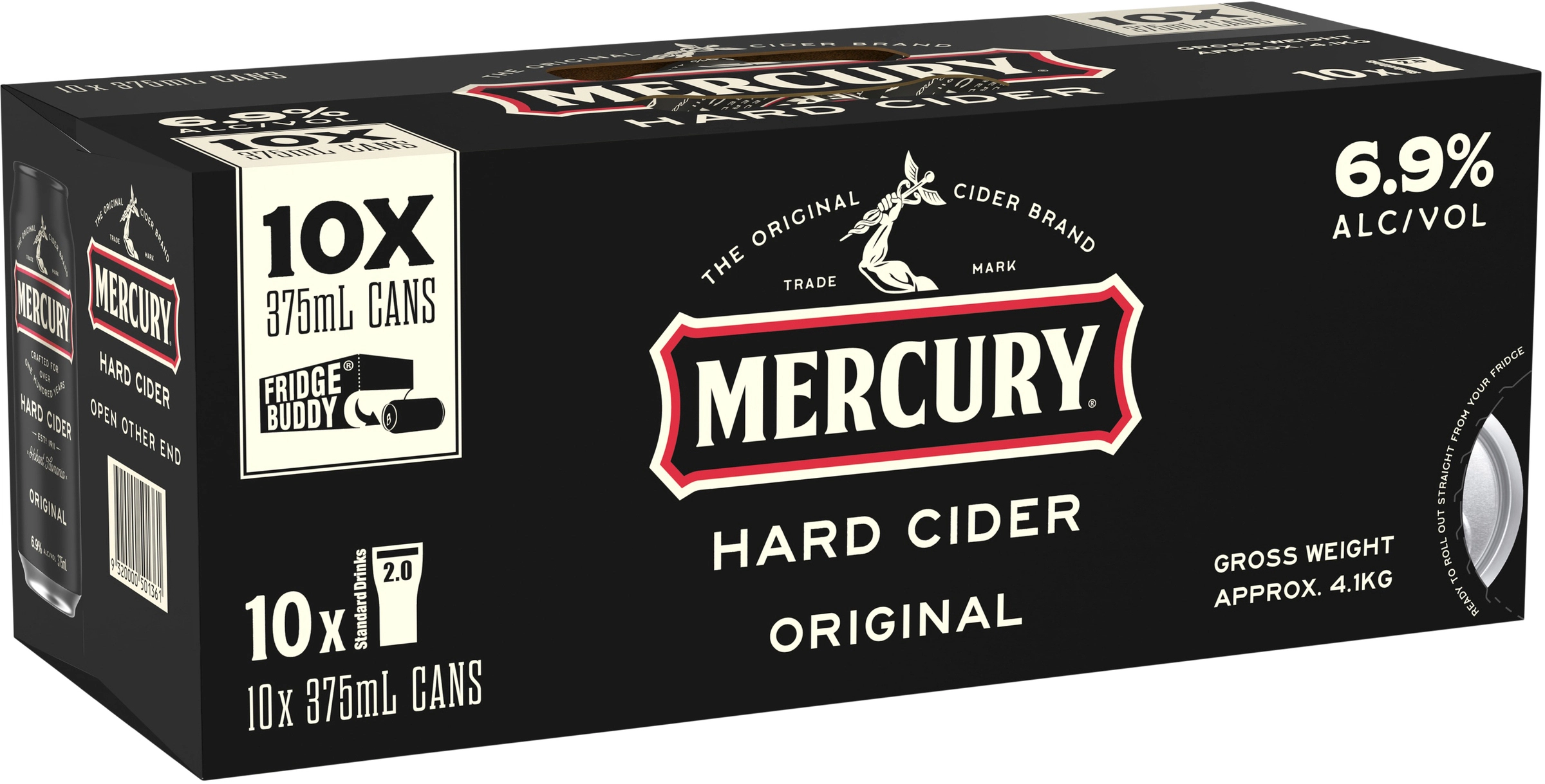 Mercury Hard Cider Cans 10x375ml