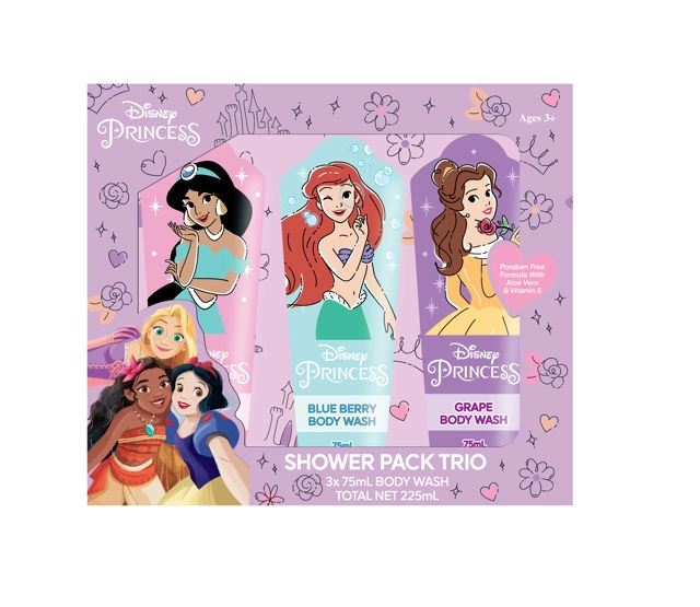 Disney Princess Shower Pack Trio 3 Piece