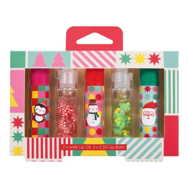 Festive Joyful Lips Set 5 Piece