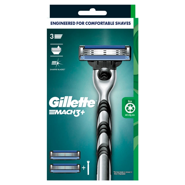 Gillette Mach3+ Razor 2 Up 1 Pack