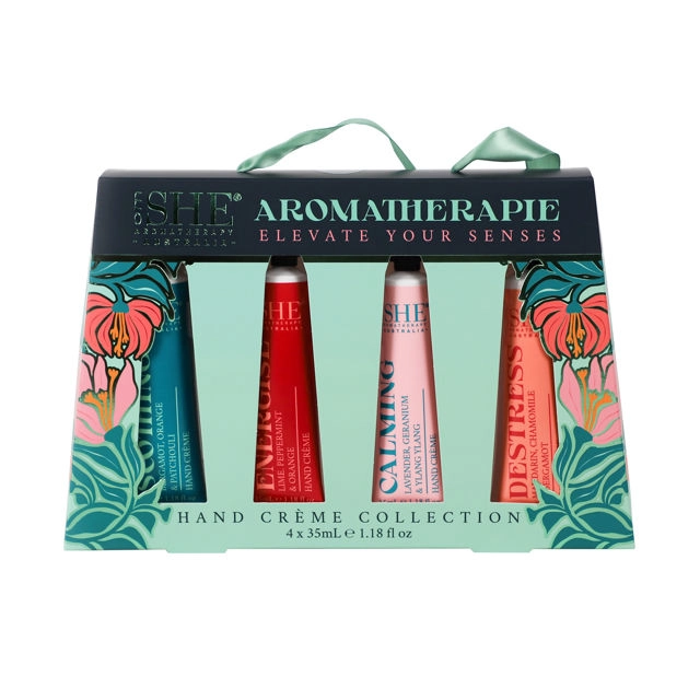 She Aromatherapy Aromatherapie Hand Crème Set 4 Piece