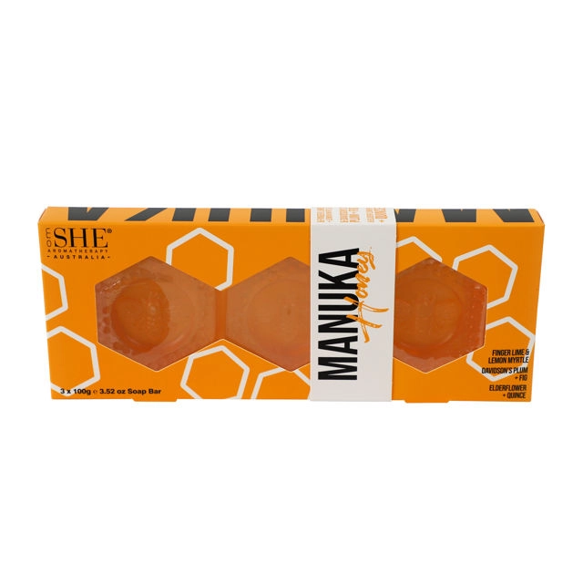 She Aromatherapy Manuka Honey Soap Trio