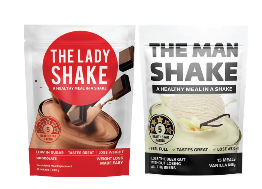 The Man Shake & The Lady Shake 840g Selected Range