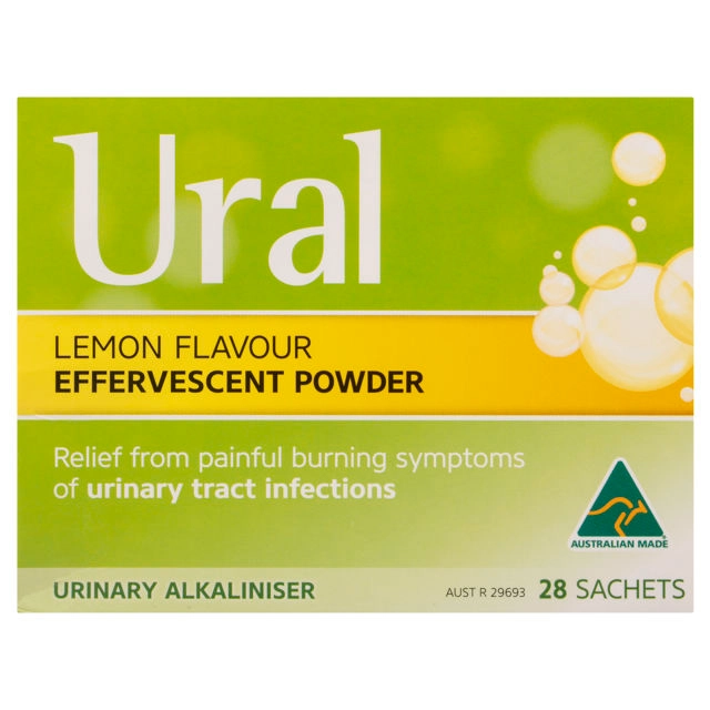 Ural Effervescent Powder Sugar Free 28 Sachets