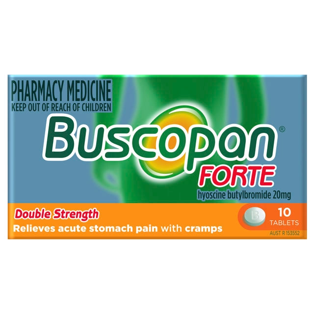 Buscopan Forte 20mg 10 Tablets