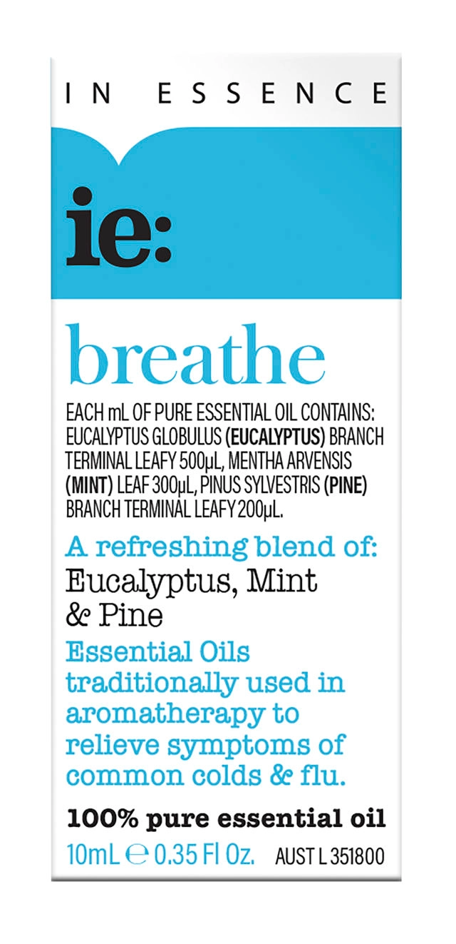 In Essence Breathe Pure Essential Oil Blend 10ml