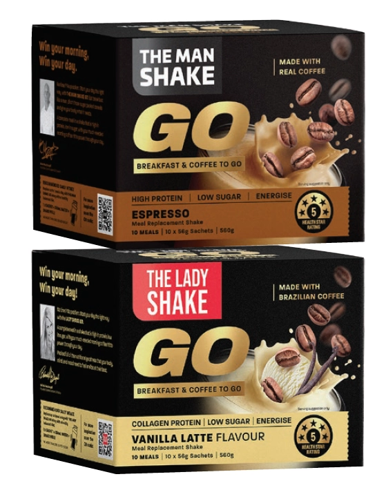 The Man Shake Go & The Lady Shake Go 10 Pack Selected Range