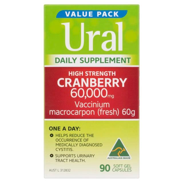 Ural High Strength Daily Cranberry 90 Capsules