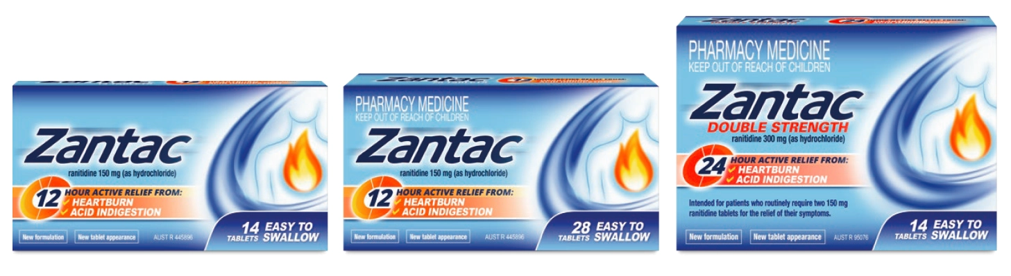 Zantac Selected Range