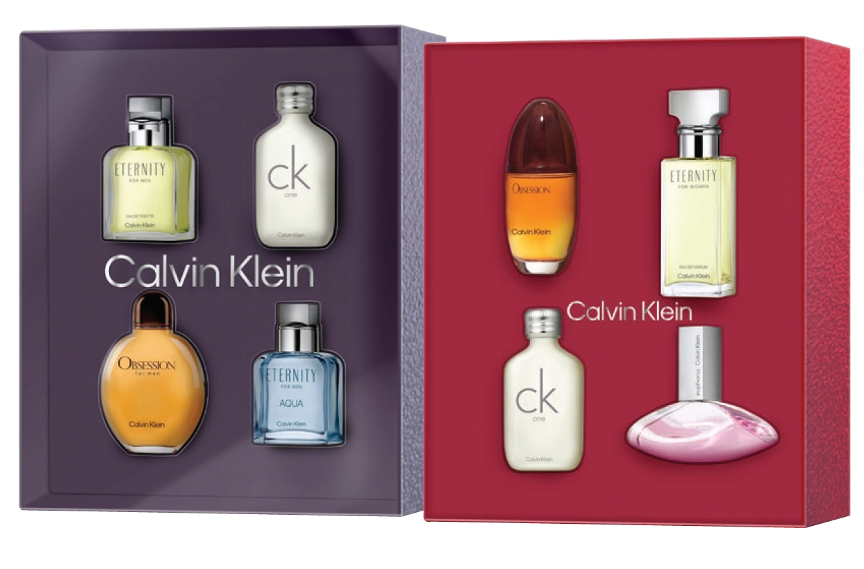 Calvin Klein Men’s and Women's Miniature Gift Set 4 Piece