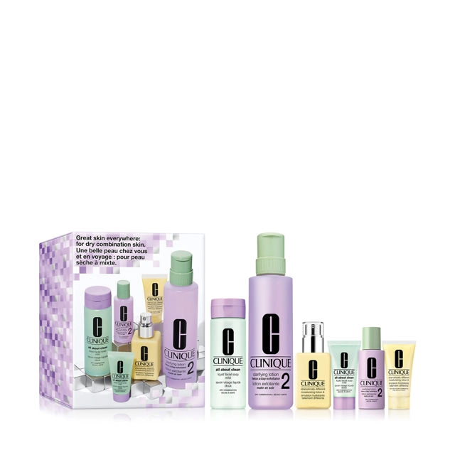 Clinique Great Skin Everywhere for Dry/Combination Skin Gift Set 6 Piece