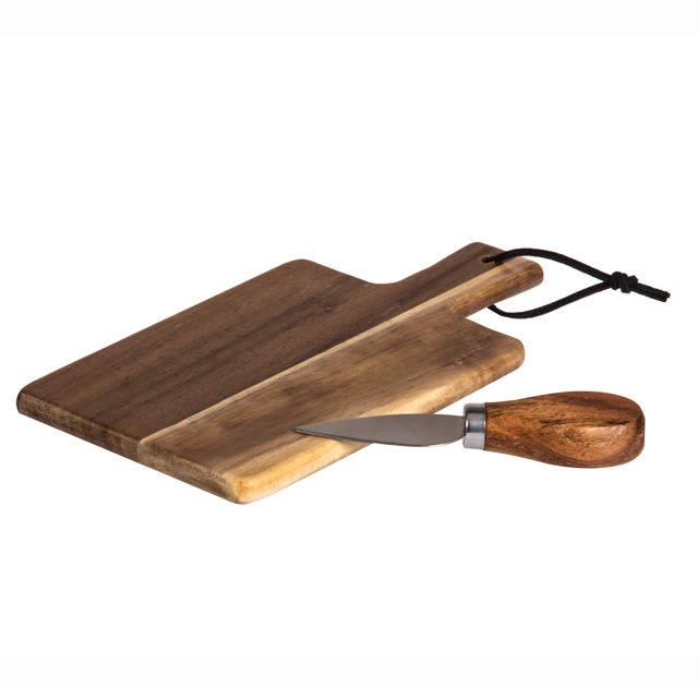 Davis & Waddell Cheese Tasting Paddle with Knife Set 2 Piece