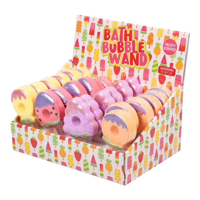 Fruity Bath Bubble Wand Assorted 100g