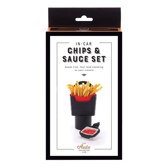 Is Gift In-Car Chips and Sauce Holder