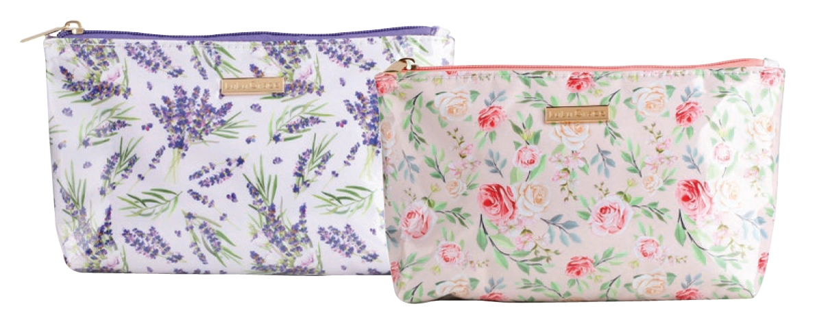 Lulu Grace Classic Lavender or Rose Cosmetic Bag