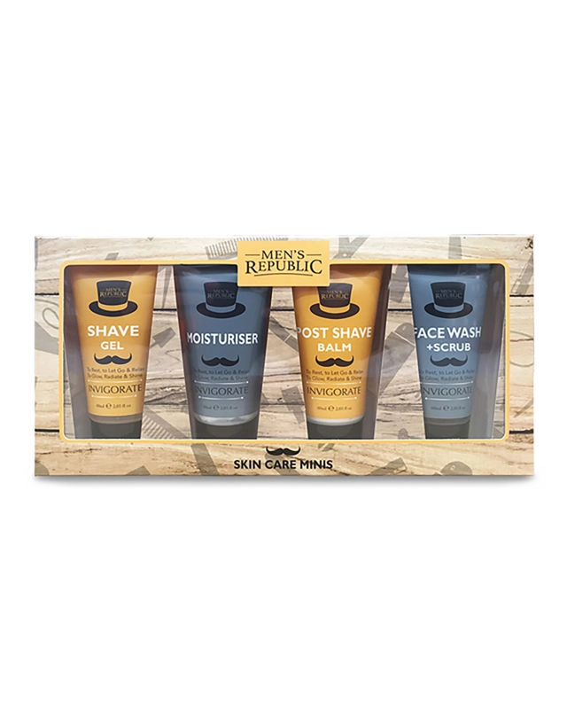 Men’s Republic Grooming Kit Skin Care 4 Piece