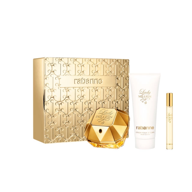 Rabanne Lady Million EDP 80ml Gift Set 3 Piece