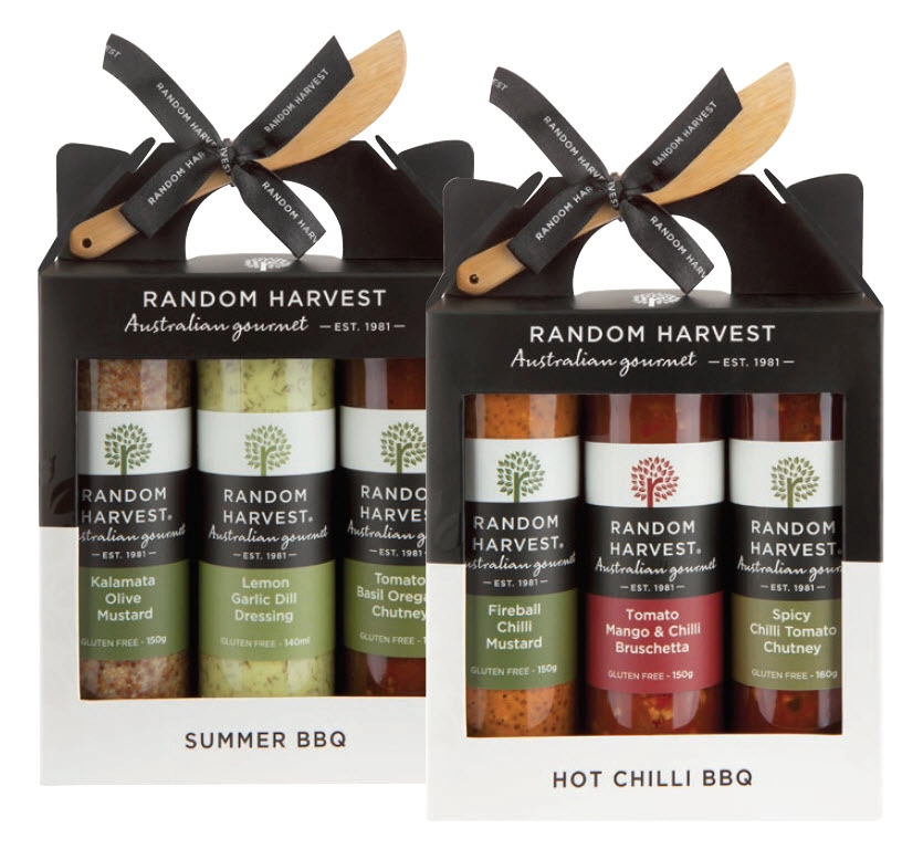 Random Harvest Triple Carry Case Summer Bbq or Hot Chilli Bbq 3 Piece