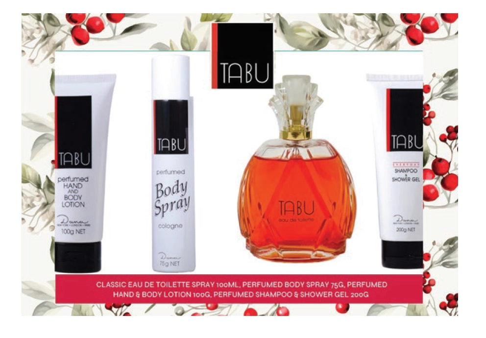 Tabu 100ml Classic Gift Set 4 Piece