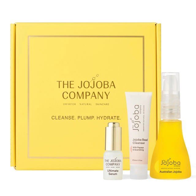 The Jojoba Company Cleanse Pump Hydrate Set 3 Piece