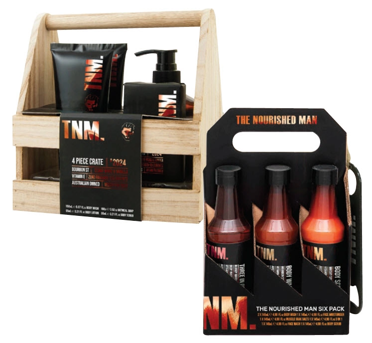 The Nourished Man Crate Set 4 Piece or Carry Set with Bottle Opener 6 piece