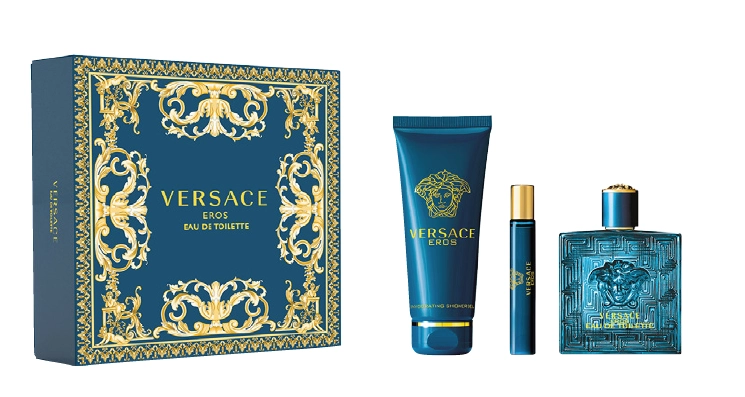 Versace Eros Pour Homme EDT 100ml Gift Set 3 Piece