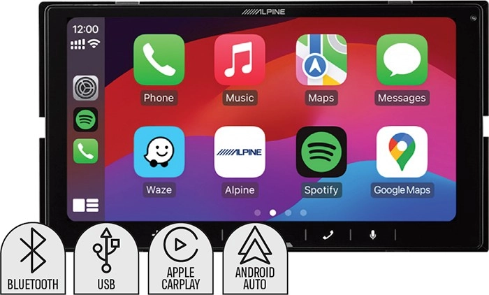 Alpine 7” Display with Apple Carplay & Android Auto Digital Media Receiver