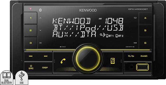 Kenwood 2DIN Digital Media Bluetooth Receiver