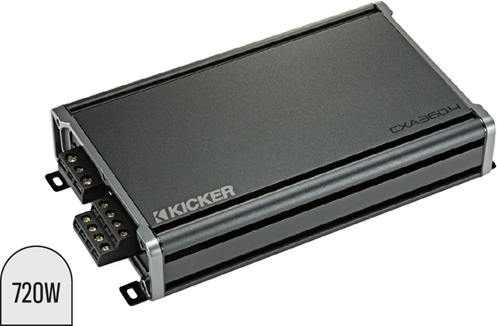 Kicker CX Series 4 Channel Bridgeable Class A/B Power Amplifier