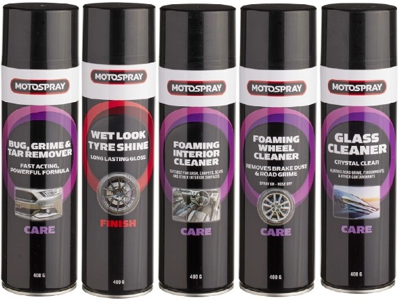 Motospray Car Detailing Cans 400g