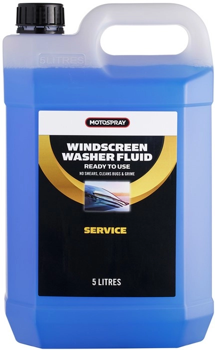 Motospray Windscreen Washer Fluid Ready to Use 5L