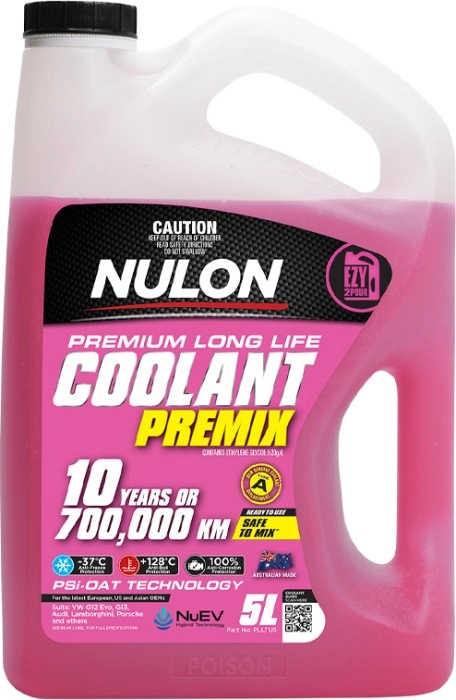 Nulon Pink Long Life Coolant Premix 5L