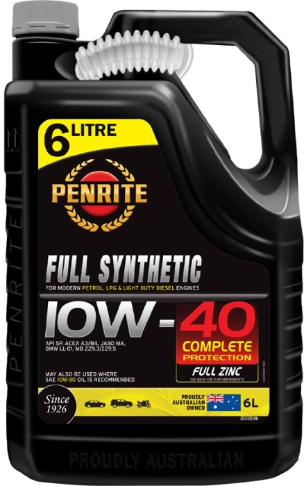 Penrite Full Synthetic 10W-40 6L