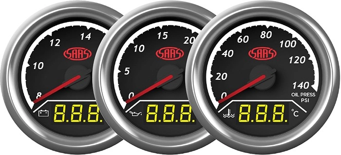 SAAS Trax Series Dual Reading Gauges