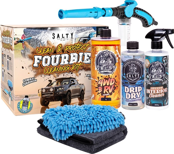 Salty Captain Clean & Protect Fourbie Cleaning Kit