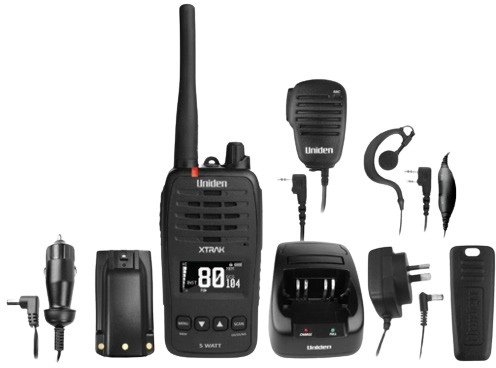 Uniden 5W 80CH Smart UHF Handheld CB Radio