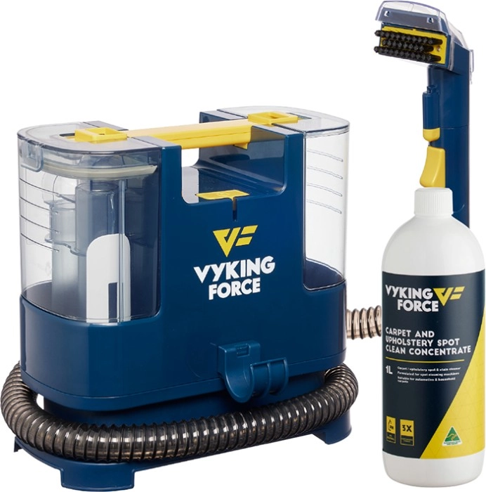 Vyking Force Auto Carpet & Upholstery Spot Cleaner & 1L Spot Clean Concentrate