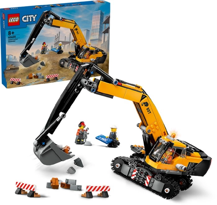 LEGO® City Yellow Construction Excavator 60420