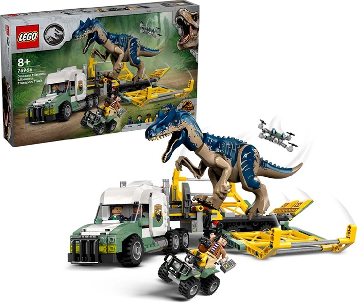 LEGO® Jurassic World Dinosaur Missions: Allosaurus Transport Truck 76966