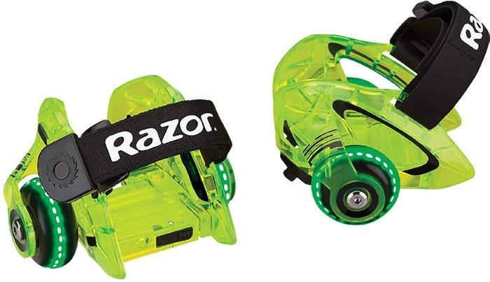 Razor Jetts Heel Wheels Green