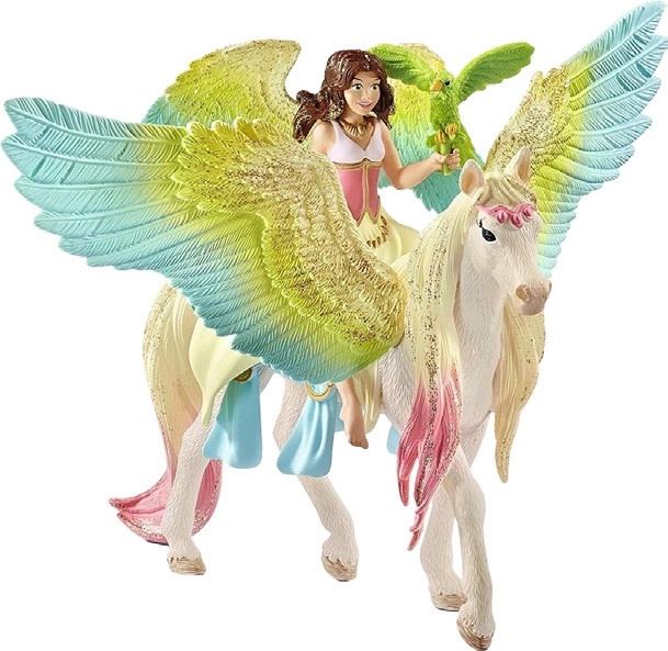 Schleich Fairy Surah & Glitter Pegasus