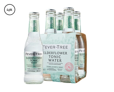 Fever Tree Elderflower tonic 4 x 200ml